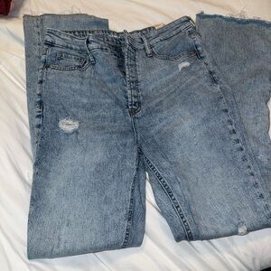 Old Navy Light Blue Distressed Women Jeans
